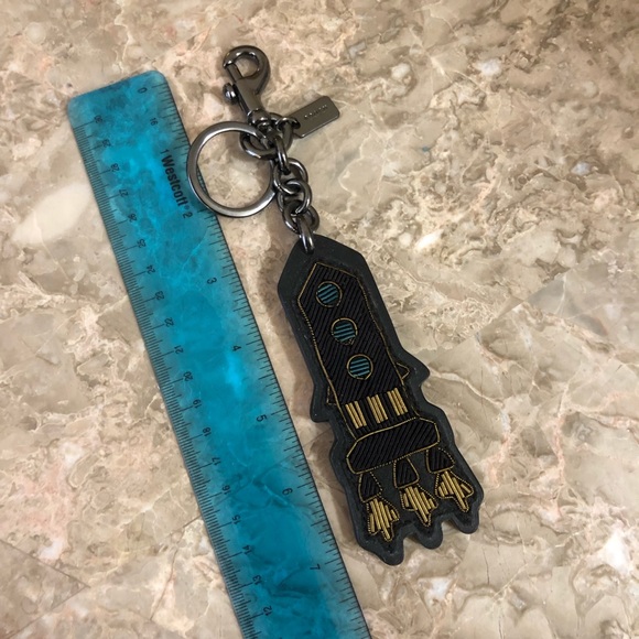 Coach Retro Beaded Rocket Bag Charm Key Chain 🚀 - Picture 6 of 6